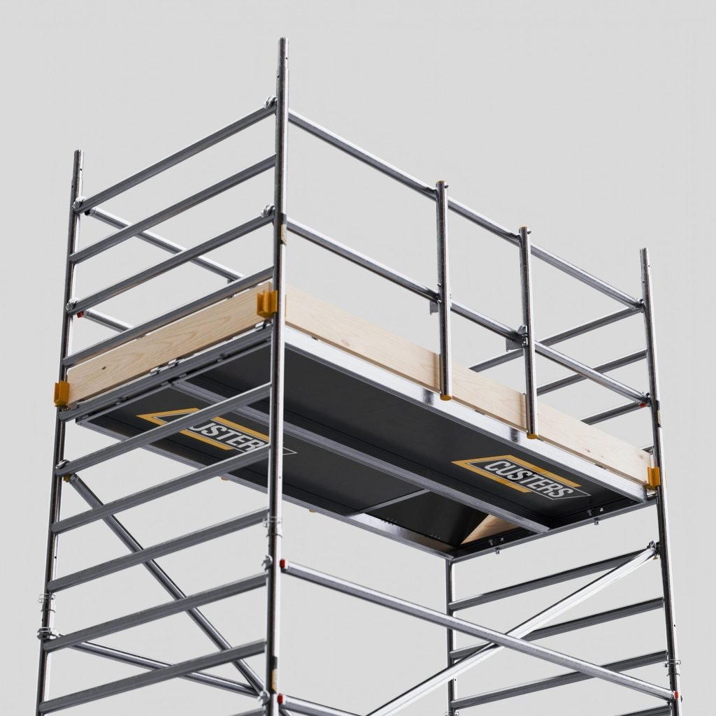 Mobile scaffolding