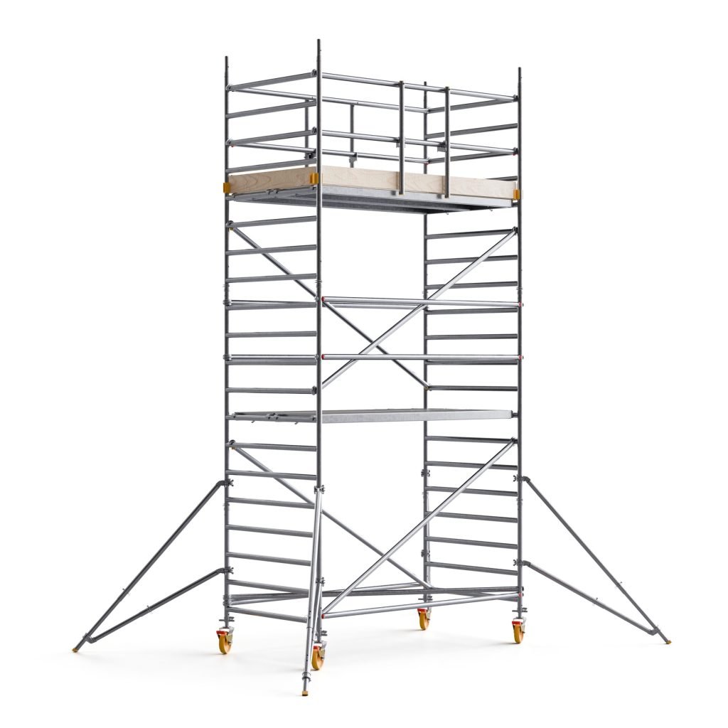 Mobile aluminum scaffolding Handy Mobile Guard — Custers — photo 6