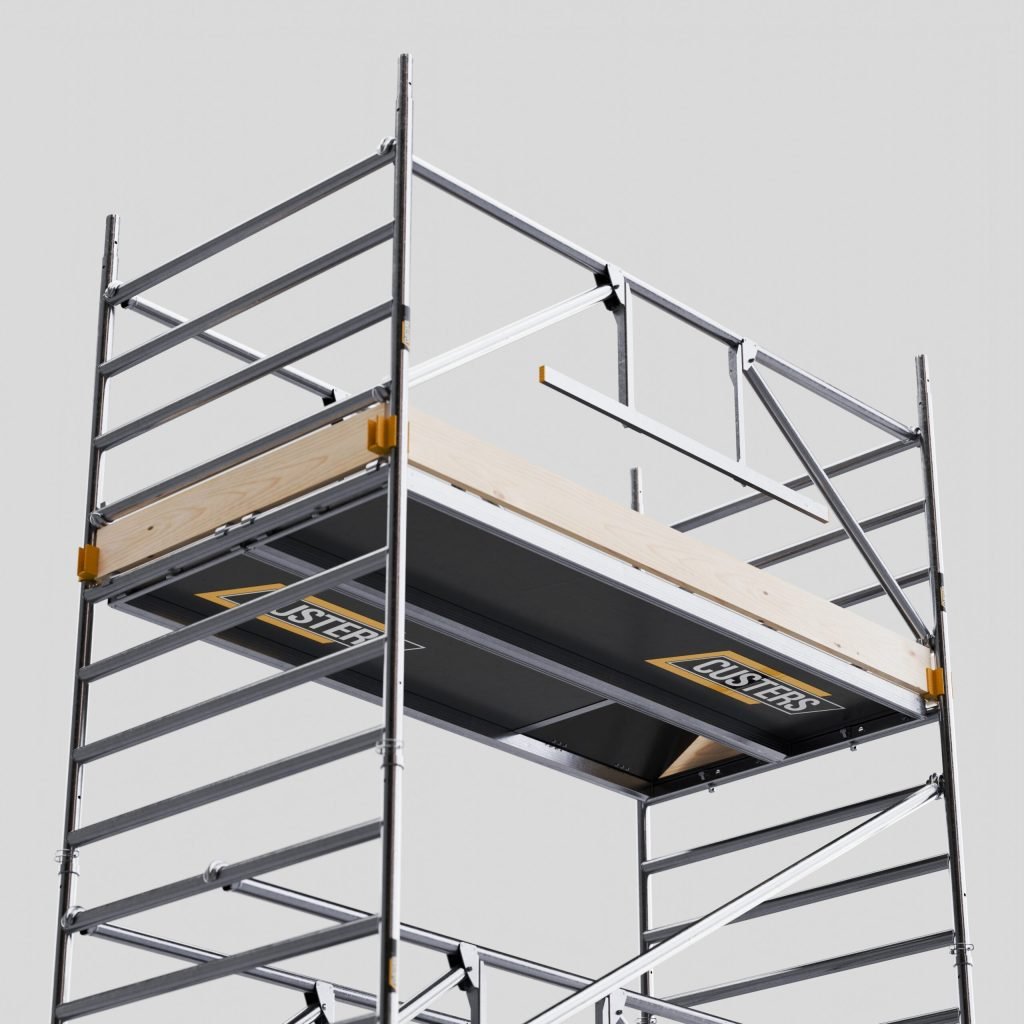 Mobile scaffolding