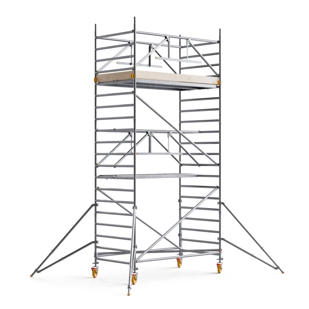 Mobile aluminum scaffolding Handy Safe Guard — Custers — photo 2