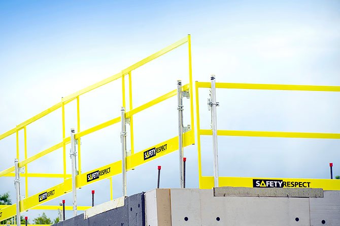Anti-fall frame barriers (Frame Barrier Alu) — SafetyRespect — photo 2