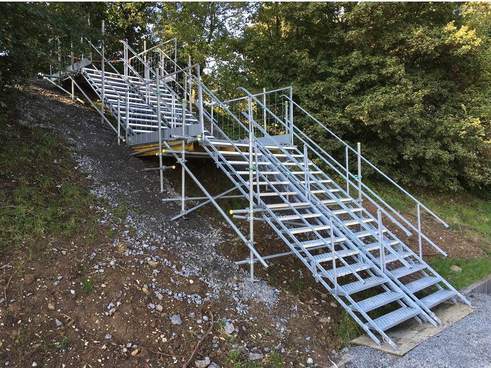 Construction site staircase 700 (Stairway 700) — SafetyRespect — photo 3