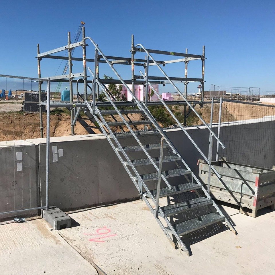 Construction site staircase 700 (Stairway 700) — SafetyRespect — photo 4