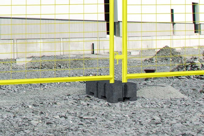 Temporary mobile fencing (Guard Rail System) — SafetyRespect — photo 2