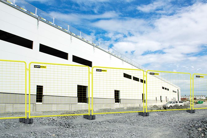 Temporary mobile fencing (Guard Rail System) — SafetyRespect — photo 3